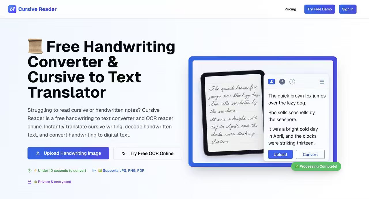 Best Handwriting OCR Tools to Convert Cursive to Text in 2025
